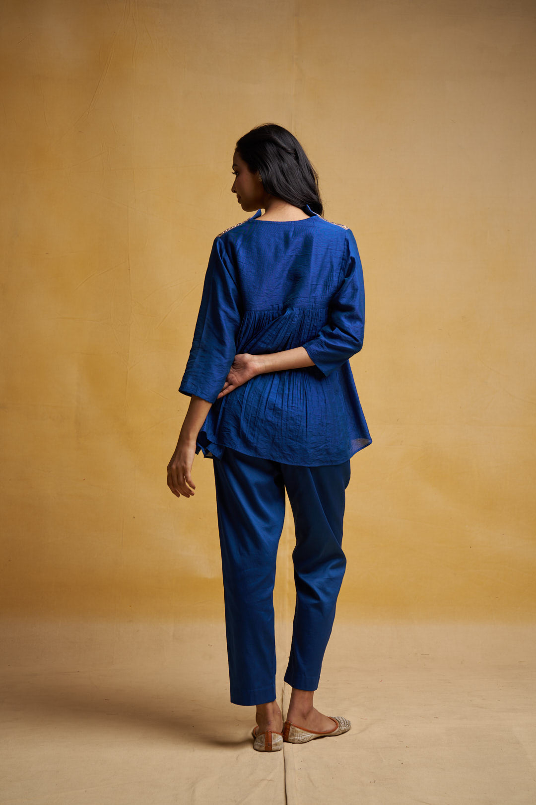 Cobalt Blue Sequins Set