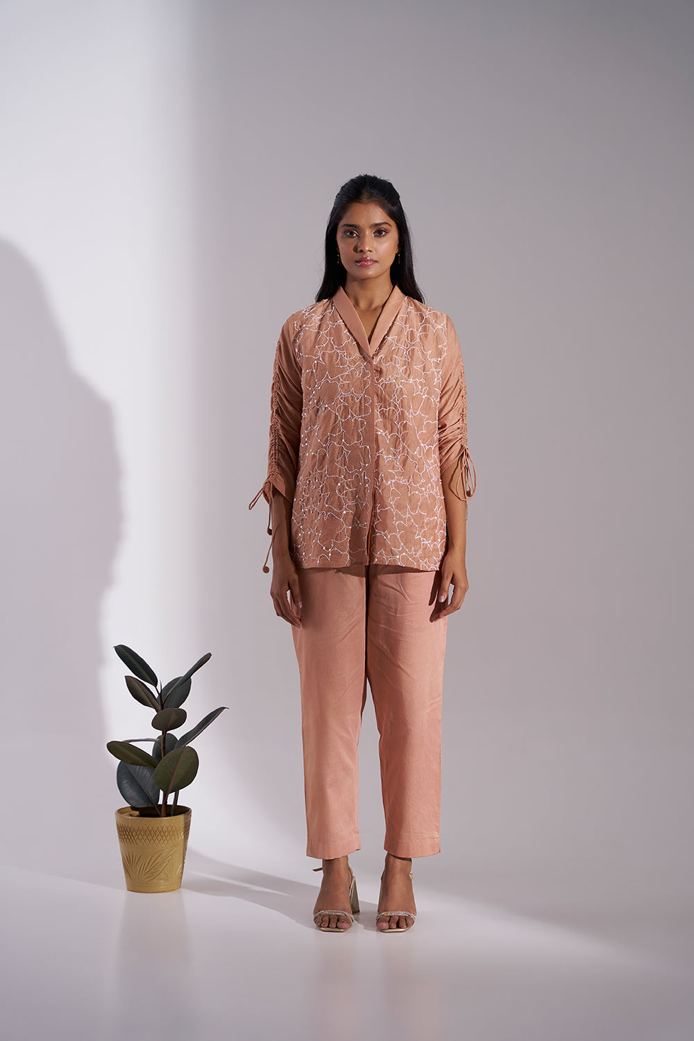 Caramel co-ord set for women