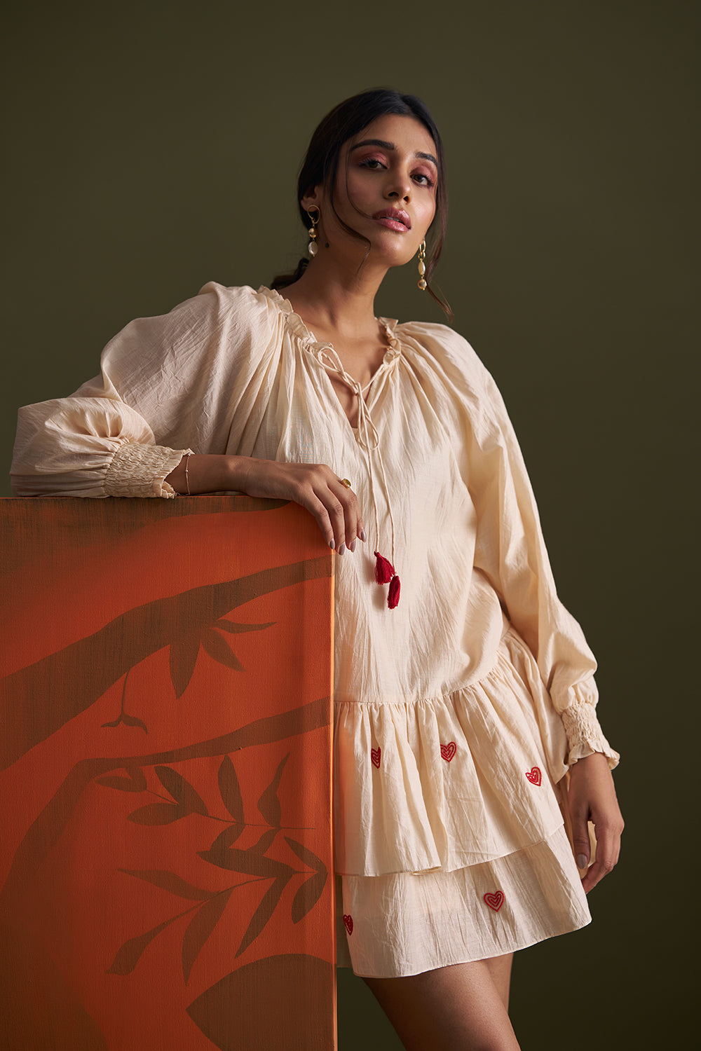 Love in Ivory off white Dress for Women