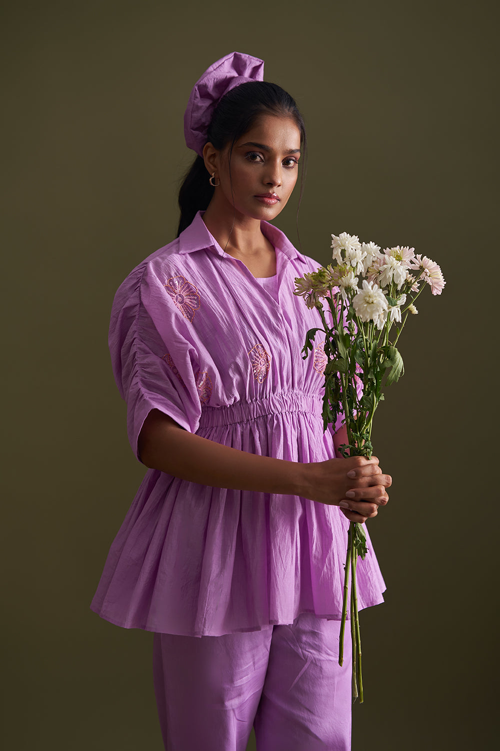 Lavender Muse Co-ord Set for Women