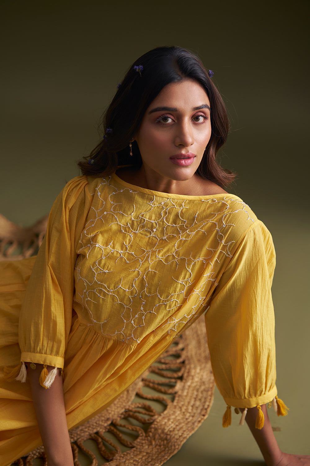 Sunflower yellow Dress for Women