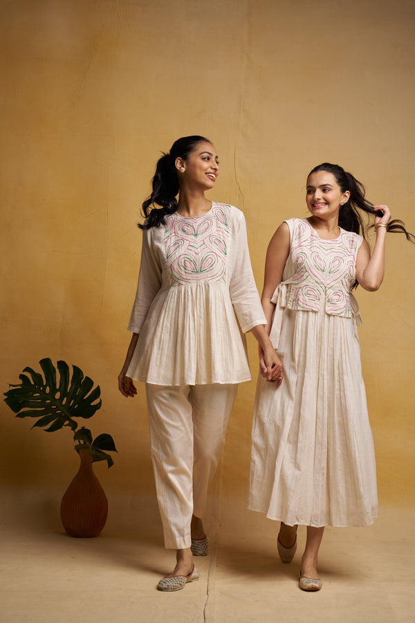 Ivory Vine Dress