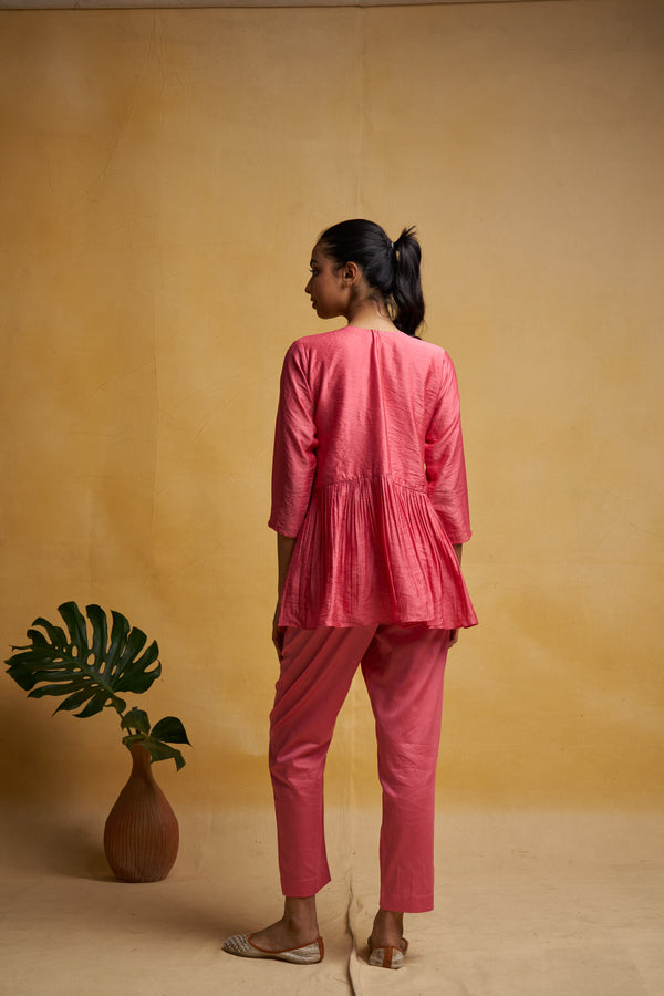 Coral Pink Lotus Set