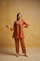 embroidered co-ord kurta set