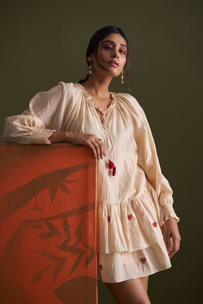 Love in Ivory off white Dress for Women