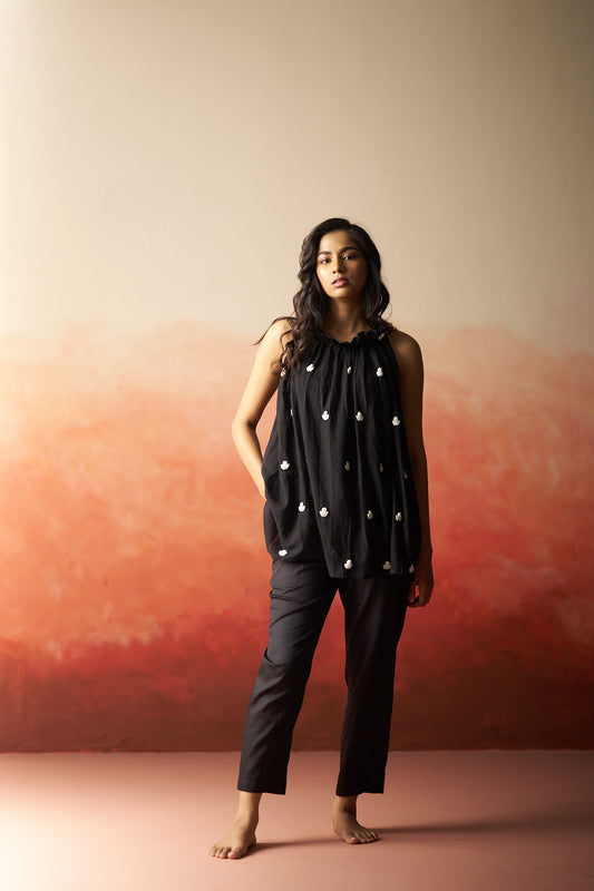Black Kurta Set for Women Without Dupatta