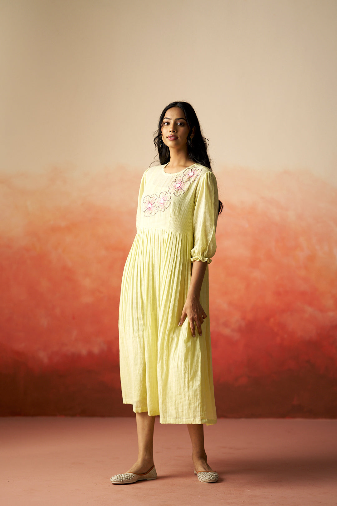 Maize dress for women