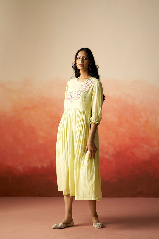 Maize dress for women