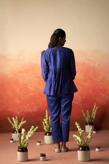 Blue co-ord set for women