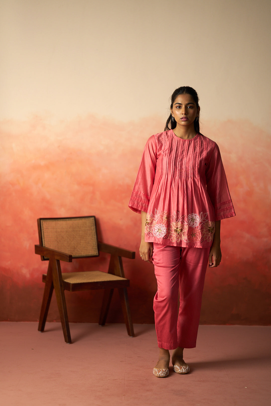 Rose Kurta Set for Women