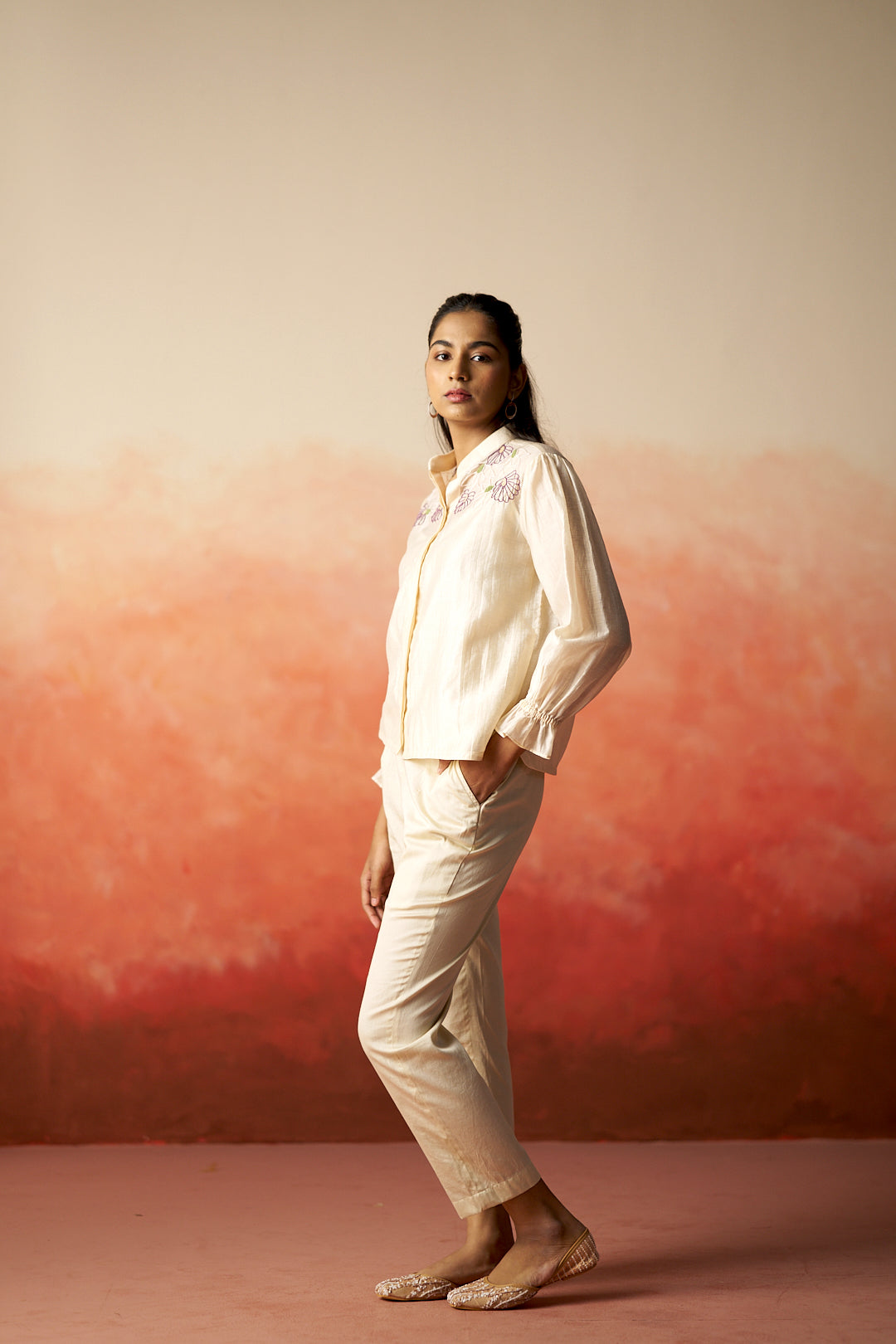 vanilla co-ord set for women