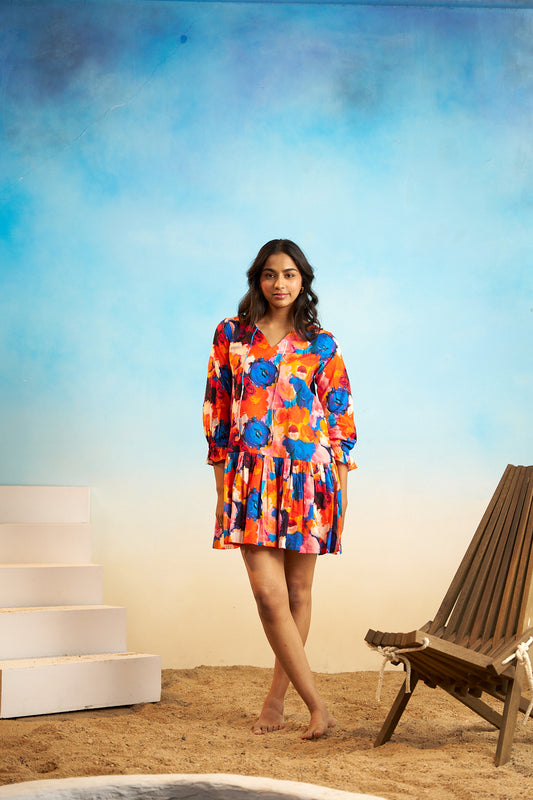 Casual Leisure Short Dress for Women