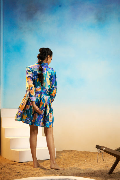 AL FRESCO SHORT TIERED DRESS