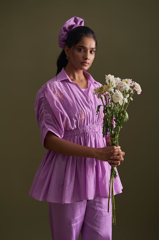 Lavender Muse Co-ord Set for Women